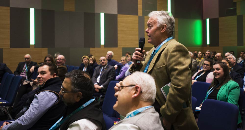 Images from the rural crime session at nfu conference 2020