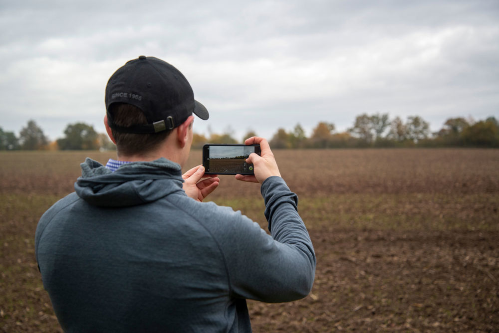 Hare coursing in operation