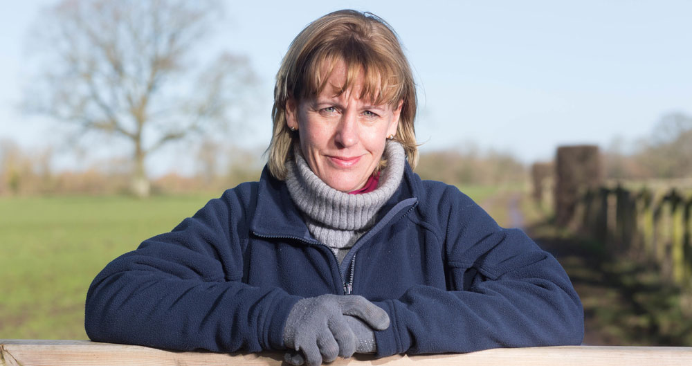 Minette Batters pictured on farm