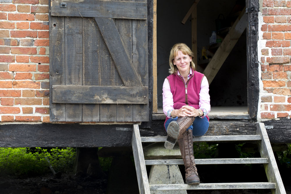 Minette Batters pictured on farm in June 2018