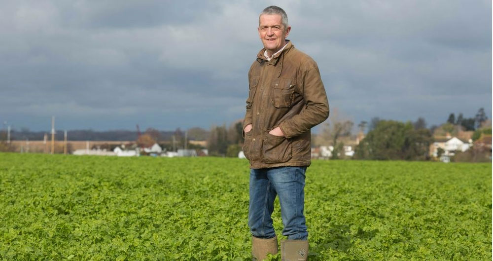 NFU Deputy President Guy Smith pictured on farm