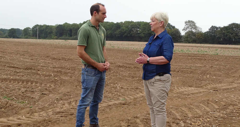 Dr Barbara Gibson MEP with Chris Middleditch