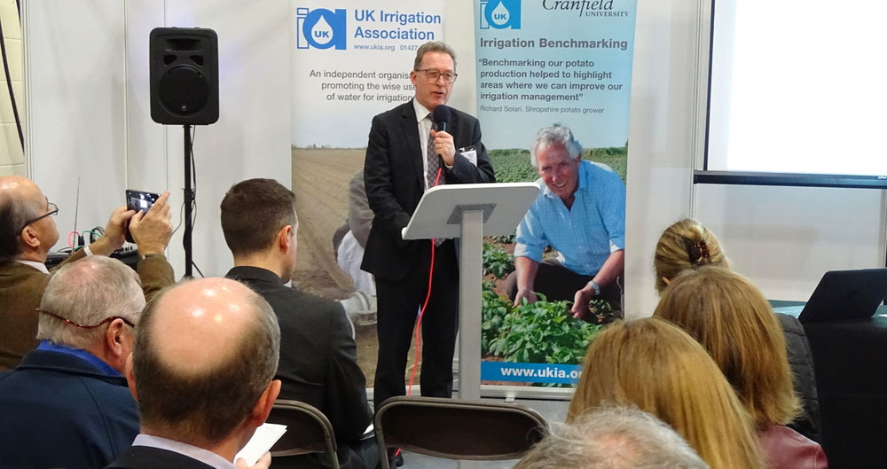 Paul Hammett speaking at industry event Irrigex Paul Hammett speaking at industry event Irrigex